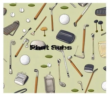 20oz Sublimation Tumbler Wrap Golfing Ready To Heat Press Transfer