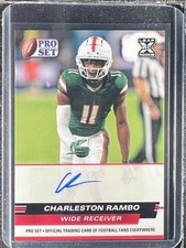Rambo, Charleston - 2022 Pro Set - Autograph - Red