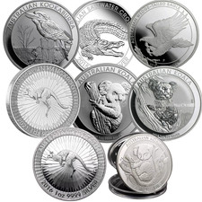 2021 Australian 1oz 99.99 Silver Coin, Perth Mint, Kangaroo ,Koala, uncirculated