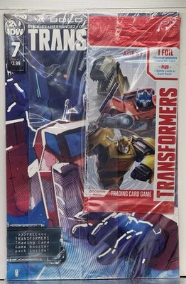 Transformers 7 Comic Polybagged Sealed W/Cards Optimus