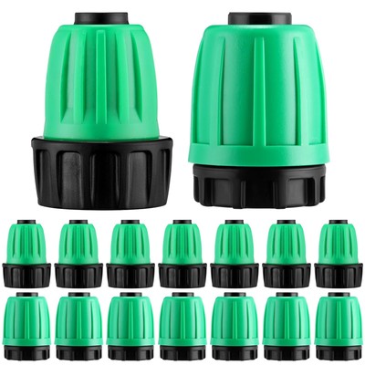 12 Pcs 1/2 Inch Garden Hose Adapter 3/4 to 1/2 Drip Irrigation Tubing Faucet ...