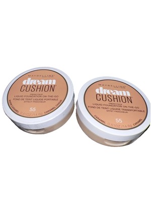 Maybelline Dream Cushion Fresh Face Liquid Foundation Caramel Pack of 2