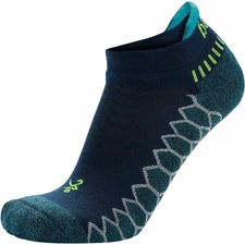 Balega Silver No Show Running Socks - Legion Blue/Lake Blue