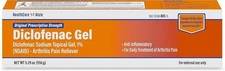 Diclofenac Gel, 1%, Arthritis Pain Relief - 150 g tube - Origin... EXP  2026-APR