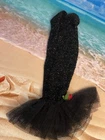 Barbie Doll Clothes: Vintage 1960 Solo In The Spotlight Black Mermaid Dress