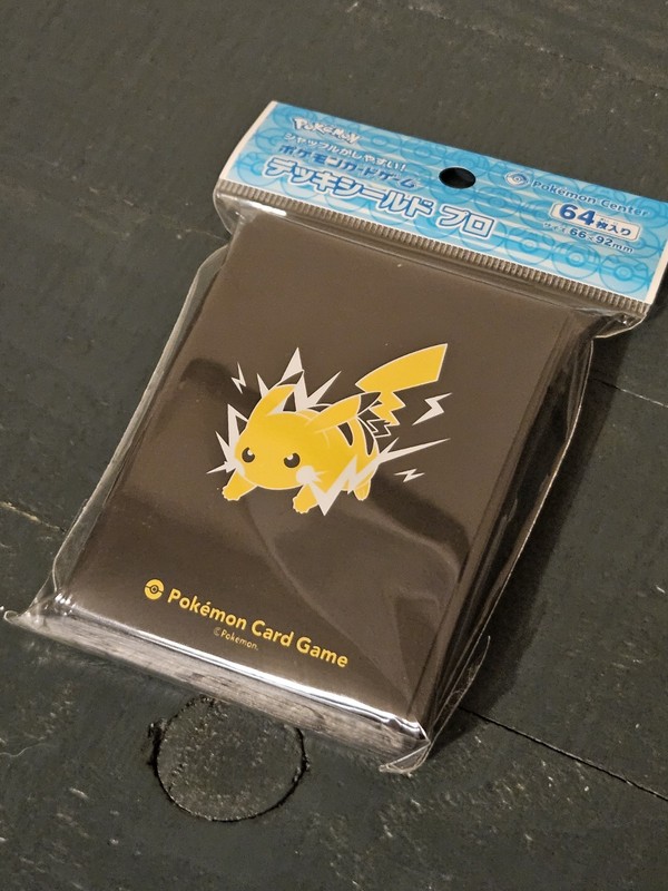 Pokémon Center Exclusive Pikachu TCG Card Sleeves