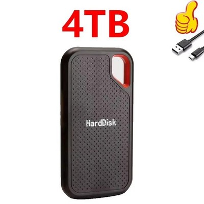 Portable External SSD Hard Drive 4TB USB 3.2 High Speed Storage for PC Mac
