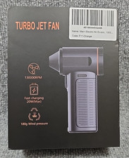 130000RPM Turbo Blower Jet Fan Violent Turbofan Brushless Motor Rechargeable