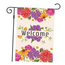 Spring Garden Flag 12x18 Inch Double Sided Seasonal Welcome Yard Outdoor Flag