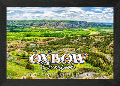 Oxbow Overlook Framed Wall Art Poster Canvas Print Picture