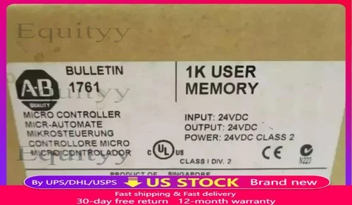 New  Sealed AB 1761-L16BBB MicroLogix 1000 16 Point Controller US Free Tax
