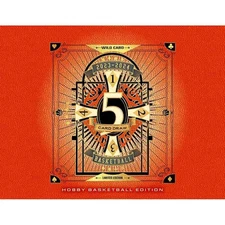 2023/24 Wild Card Five Card Draw Basketball Hobby Box Stock #253327