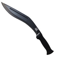 Black Machete Kukri Cold Steel Conquer Survival Hunting Knife Dagger