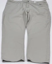 The Perfect Jean NYC Slim Thick 44/30 Denkhaki Off White Flat Front Stretch Jean