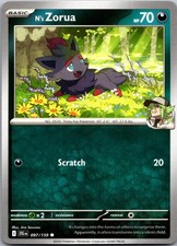 N's Zorua Journey Together 097/159 NM Pokemon