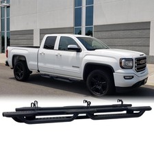 cab-Length Running Boards with a Distinct Drop-Down Step Design