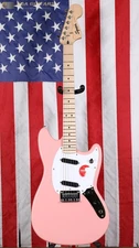 Squier FSR Sonic Mustang -Shell Pink
