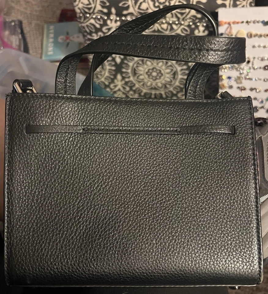 Kate Spade Black Mini Hayes Tote/Crossbody with Bow and Tassel Detail Coquette - Image 2 of 4