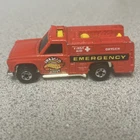 Vintage Hot Wheels Fire Dept Emergency Rescue Truck Unit 51 Red