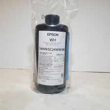 Epson UltraChrome T49 White Ink 1L Bottle for SureColor T49V9 - SC24WW100 - NEW