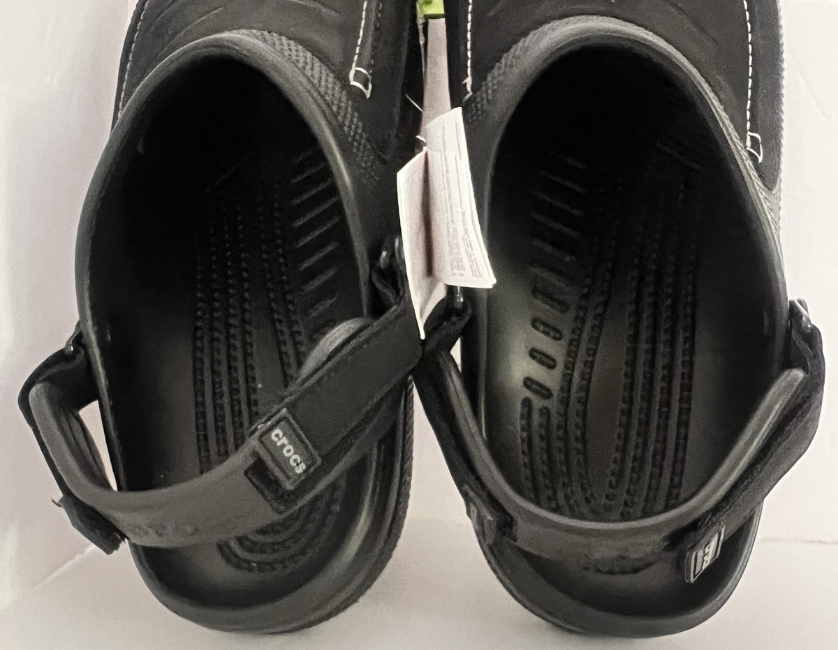 Crocs Yukon Vista 2 Clog Men Black Size M 12‎ Slip Resistant Shoes Free Shipping! Crocs Men main image 3