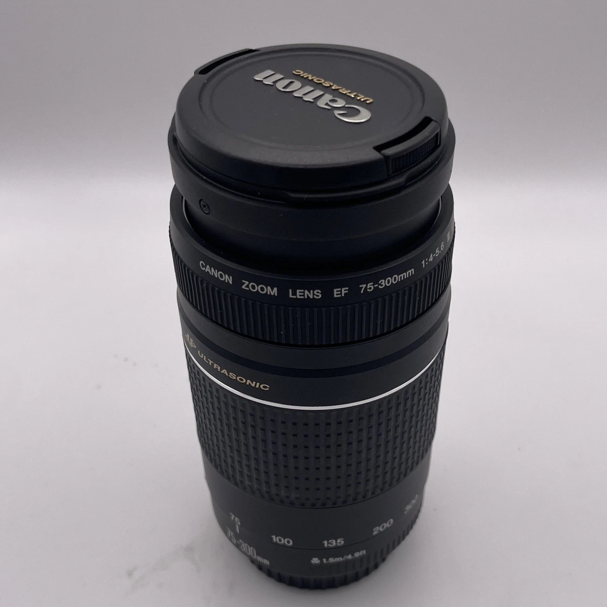 Canon Zoom Lens EF 75-300mm 1:4-5.6 III - VG/NM Condition! W/ Caps