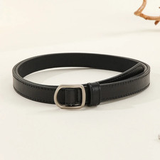 Lazy Belt Casual Simple Perforated Women'S Belt Paired with Jeans Men'S Belt Pu