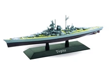 DAKS12 De Agostini Bismarck-class Battleship 1/1250 Model Tirpitz Kriegsmarine