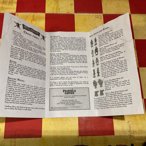 Disney Pirates of the Caribbean Dead Man's Chest-Chess Set Collector's Edition🏴 - Picture 12 of 17