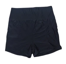 Coppersuit Womens Copper-Infused High Waist Black Shorts, Size XL, NWT.