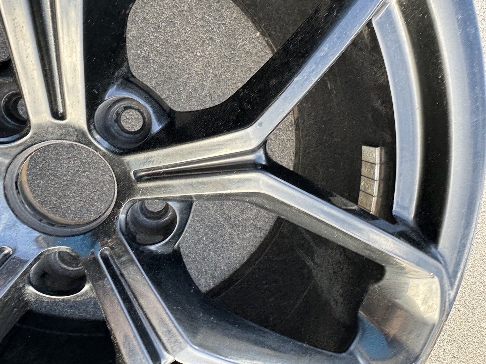 Lamborghini Huracan Evo OEM 19" Black Rear Kari Wheel Only #R2 #0007 W2