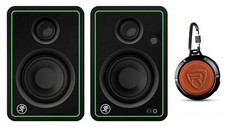 Pair Mackie CR3-XBT 3" 50 Watt Bluetooth Studio Monitors Speakers Home Speaker