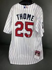 Jim Thome Minnesota Twins Autographed Signed Baseball Jersey JSA COA size 52