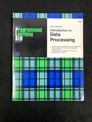 INTRODUCTION TO DATA PROCESSING BY C. ORVILLE ELLIOTT, 1975, IRWIN SERIES