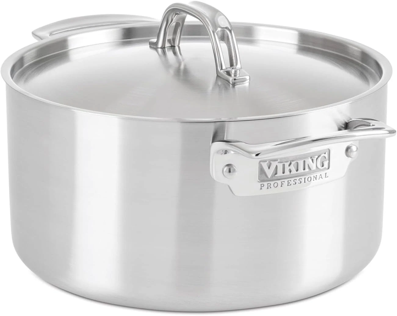 5-Ply Stainless Steel 6-Quart Stockpot with Lid - Professional Quality