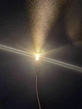 Prewired Single LED Light Assembly with on/off Switch & 3 Volt Battery Connector