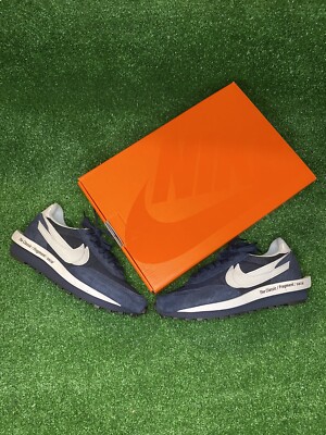 Size 8 - Nike LDV Waffle x Fragment Design x sacai Low Blackened Blue
