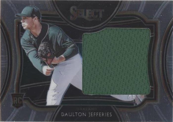 2021 Panini Select - Horizontal Rookie Jumbo Swatches Daulton Jefferies ...