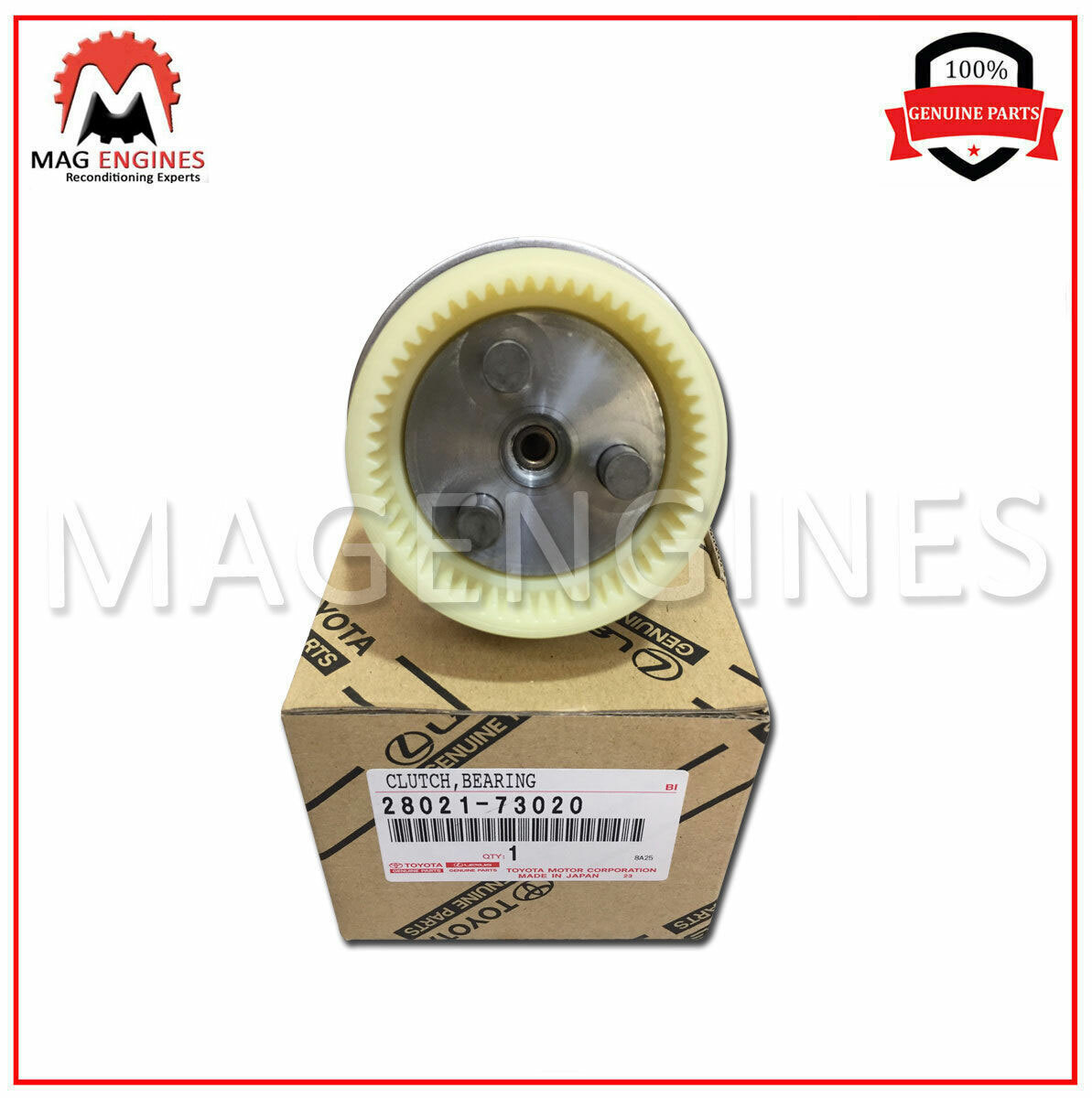 28021-73020 GENUINE OEM CLUTCH SUB-ASSY, STARTER CENTER BEARING