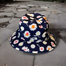The North Face Navy Blue Daisy Bucket Hat Youth Junior Medium