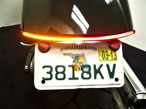 Honda Fury Under Fender Run/Brake/Turn Integrated LED Light Bar w/ Clear Lens - Picture 1 of 3