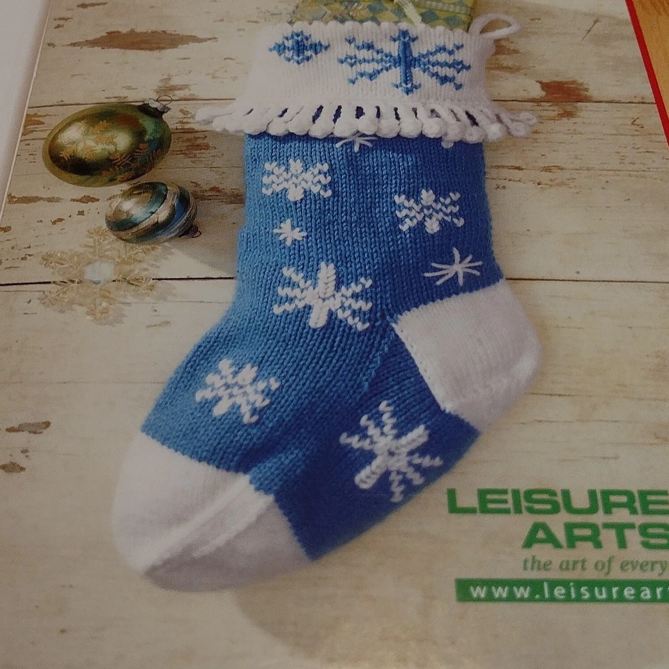 Leisure Arts The Stockings Were Knit 8 diseños de Mickey Landau tapa dura 2010 Foto 4 de 4