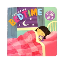 Learn to Sign Lift-a-Flap Board Book - New - Bedtime