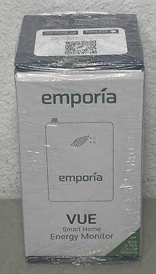 Emporia Gen 2 X002MBVKRN Vue Smart Home Energy Monitor 8 50A Circuit Sensors