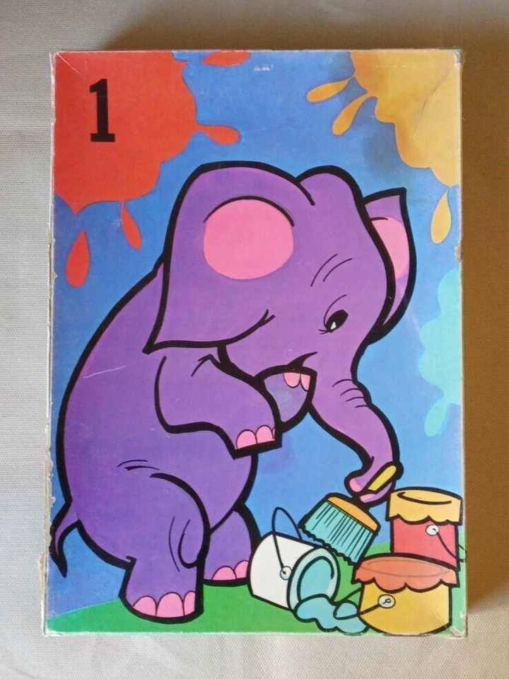 3 puzzles in cartone vintage anni'70 - Immagine 2 di 4