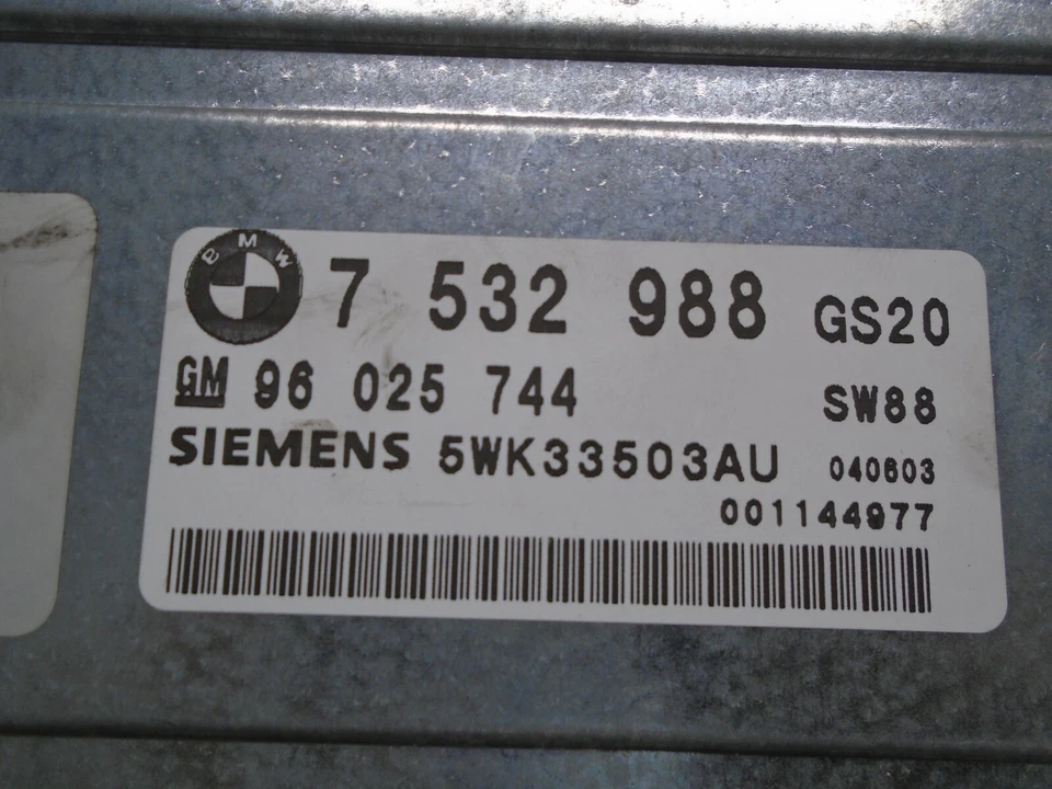 Módulo de control de transmisión BMW X3 2004 TCU 7532988 OEM DK908328 Foto 2 de 4