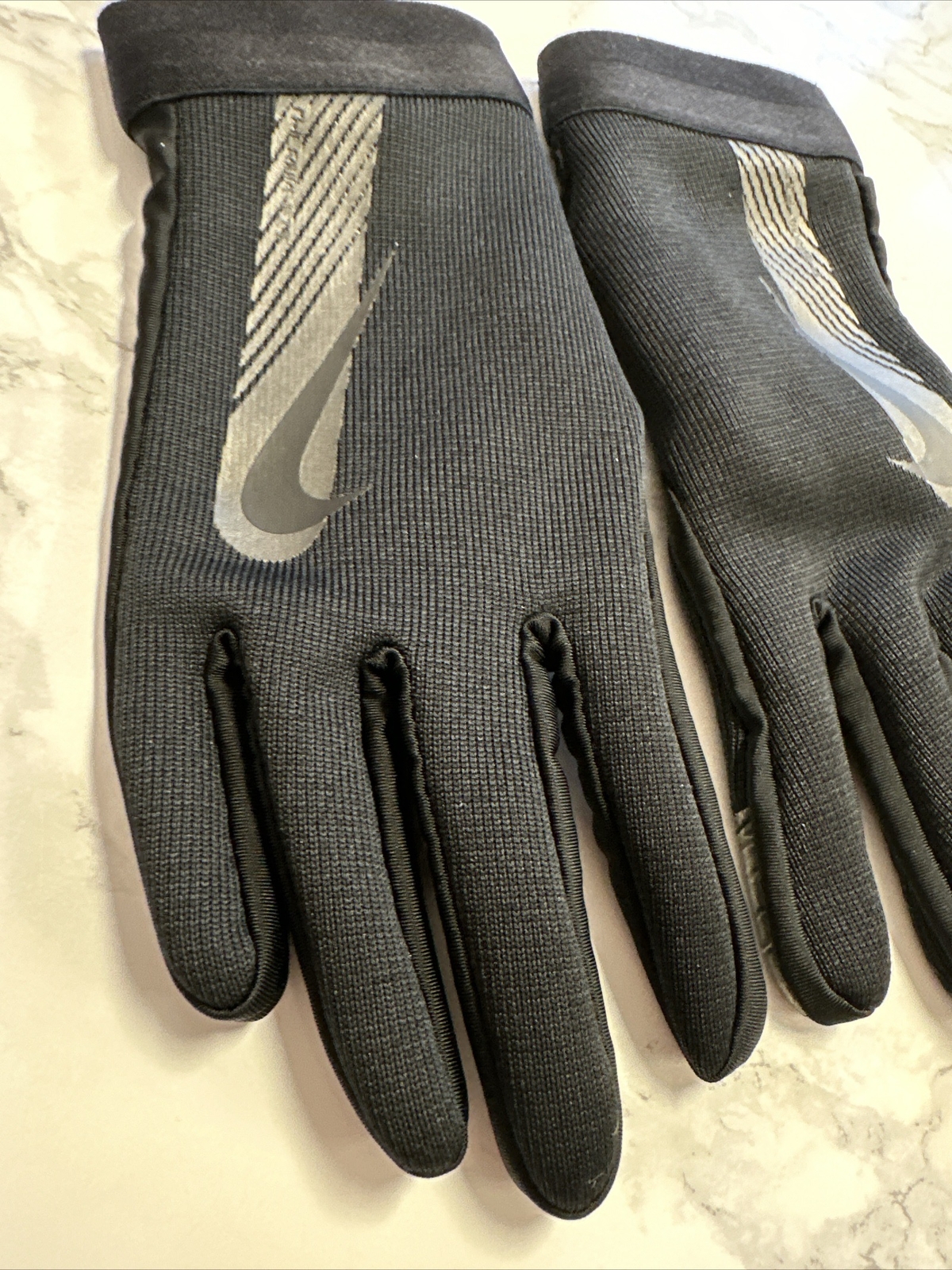 Nike ThermaFit Black Gloves. Size S eBay