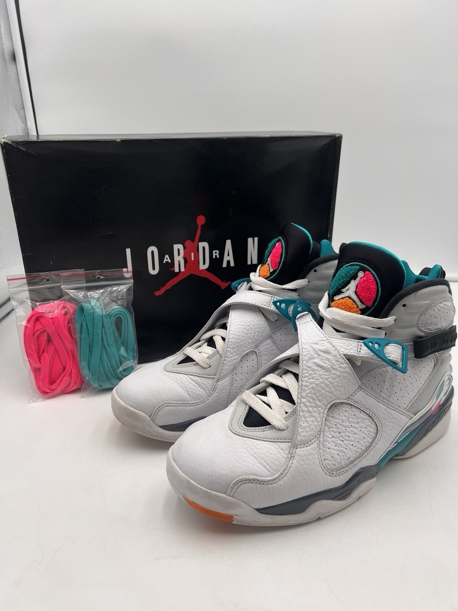 Size 9 - Air Jordan 8 Retro South Beach With Box & New Extra Size 9 - Air Jordan 8 Retro South Beach With Box & New Extra