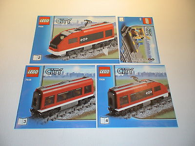 LEGO  Eisenbahn Bauanleitung, Bauplan - 7938 - NEU 