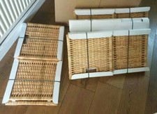 4 x IKEA BRANAS Cestino Rattan x4 32x34x32 cm NUOVO Kallax Portaoggetti Scatola Giocattolo 